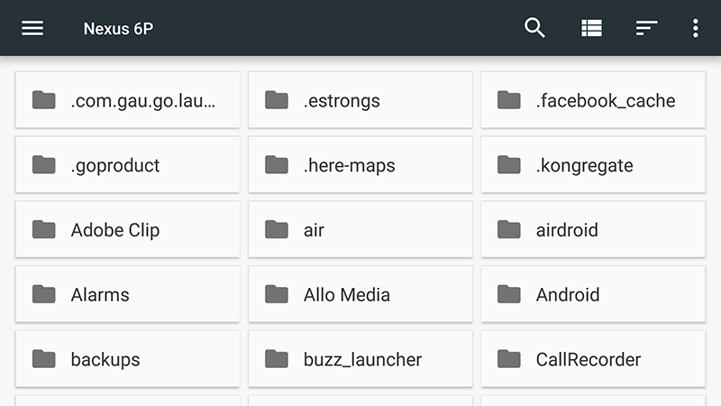 Use a file explorer to look for data you’ve missed. Image: Screenshot